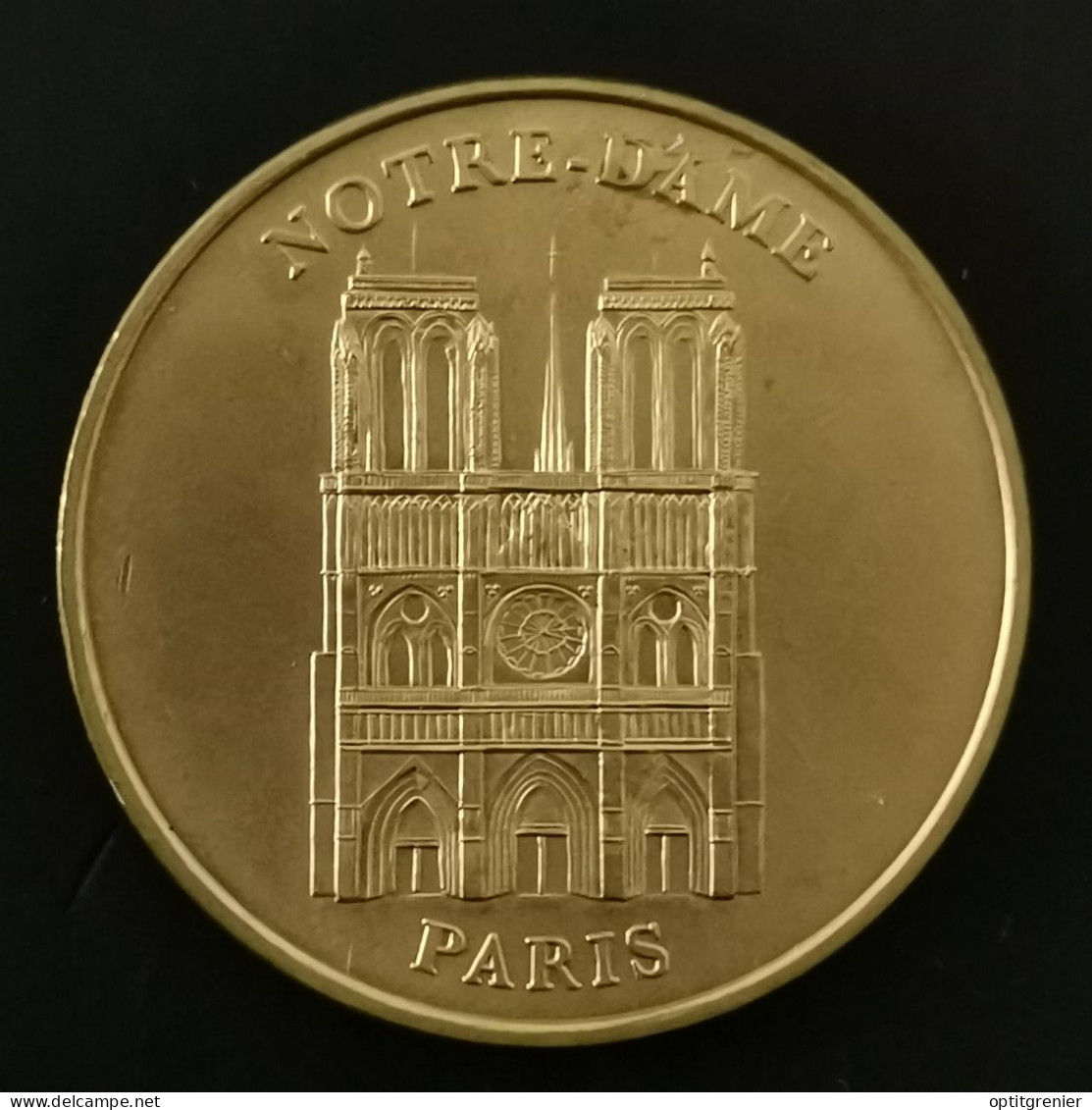 JETON TOURISTIQUE 34 Mm 1998 NOTRE DAME DE PARIS / TOKEN - Zonder Datum