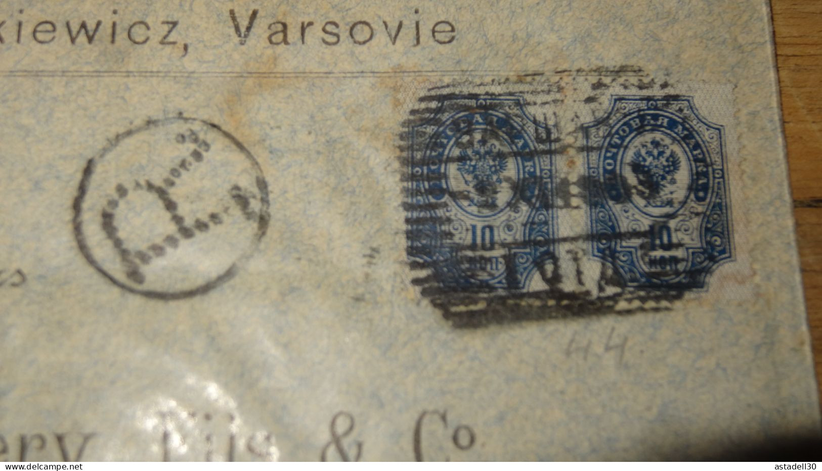 Enveloppe Recommandée De VARSOVIE - 1905  ......... Boite1 ...... 240424-130 - Brieven En Documenten