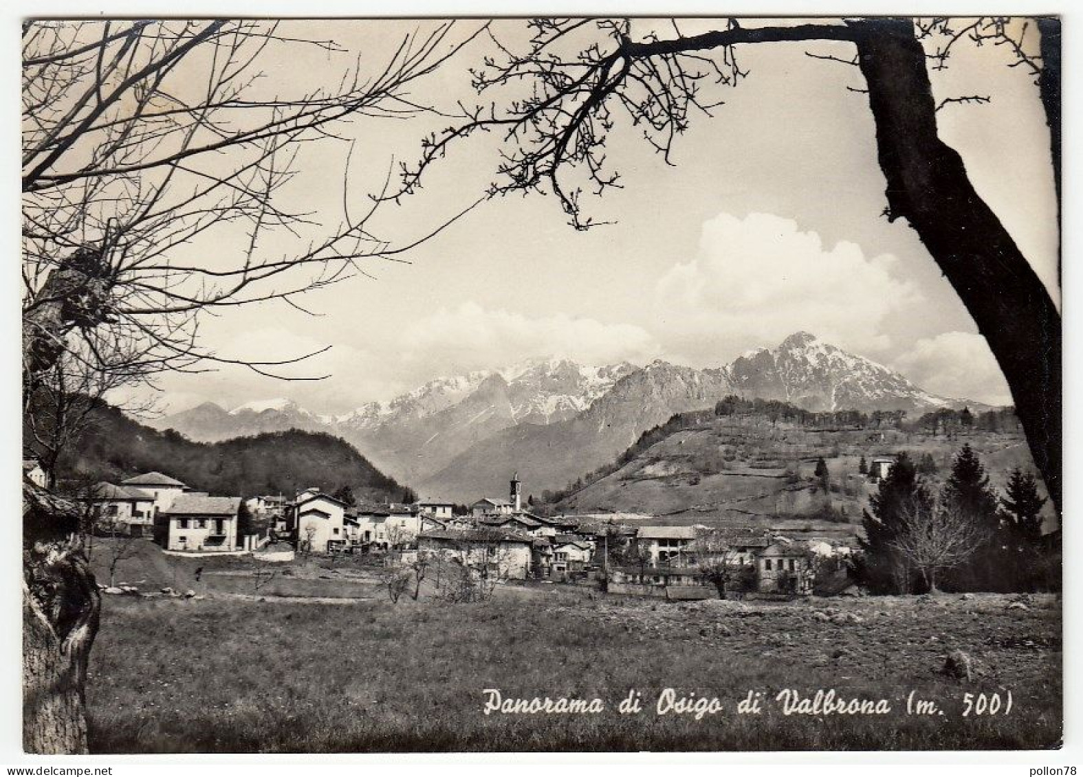 PANORAMA DI OSIGO DI VALBRONA - COMO - 1967 - Como