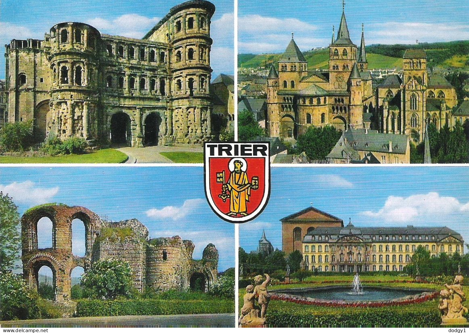 SCENES FROM TRIER, GERMANY. UNUSED POSTCARD Ms6 - Trier