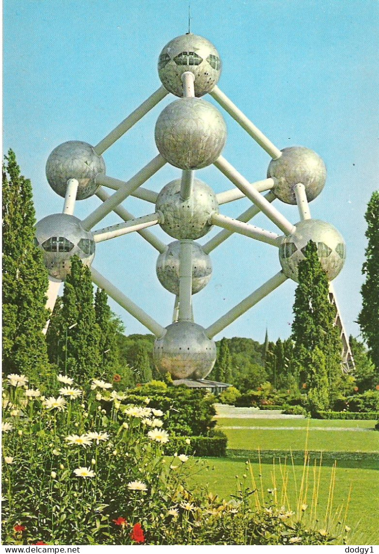 ATOMIUM, BRUSSELS, BELGIUM. UNUSED POSTCARD Ms6 - Weltausstellungen