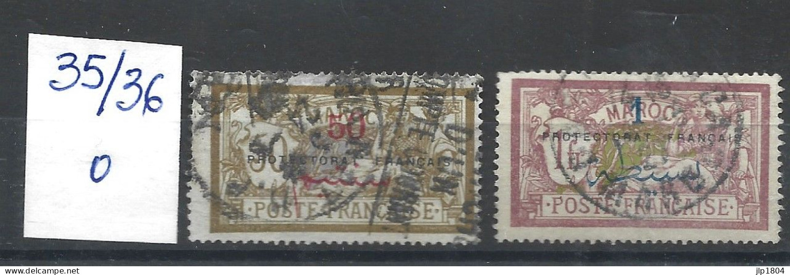 MAROC YT N° 35 Et 36 - Oblitérés - Used Stamps