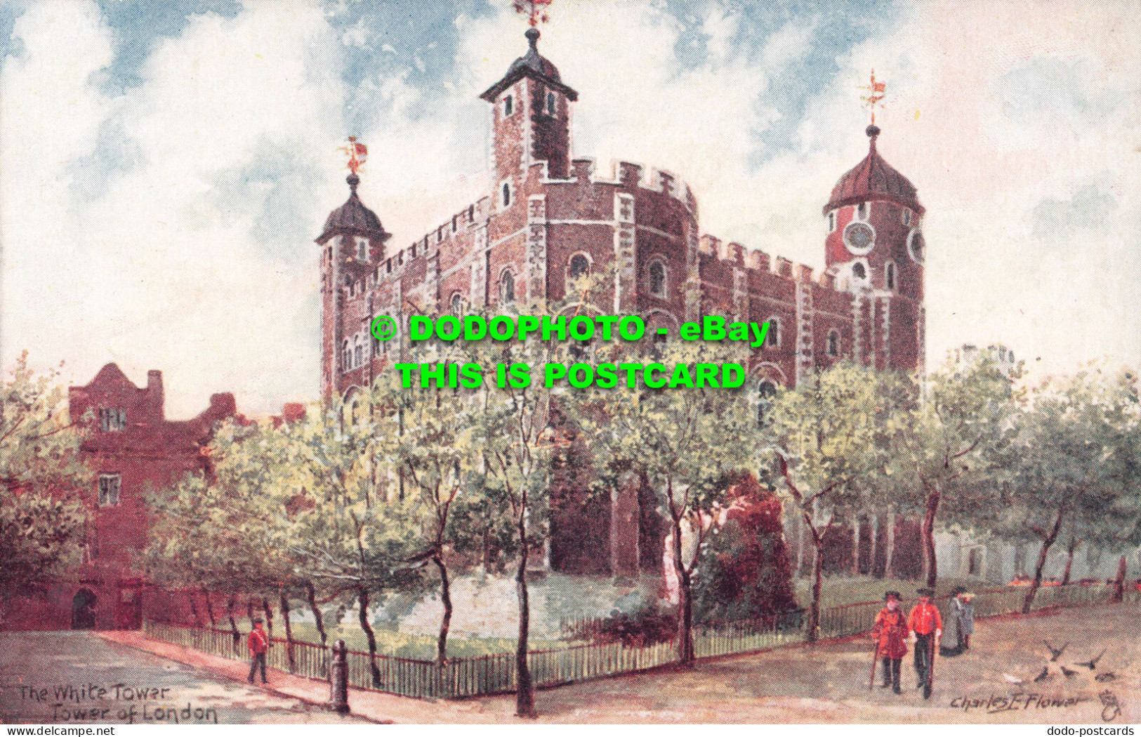 R548697 Tower Of London. The White Tower. Tuck. Oilette. Postcard No. 6476. Char - Andere & Zonder Classificatie