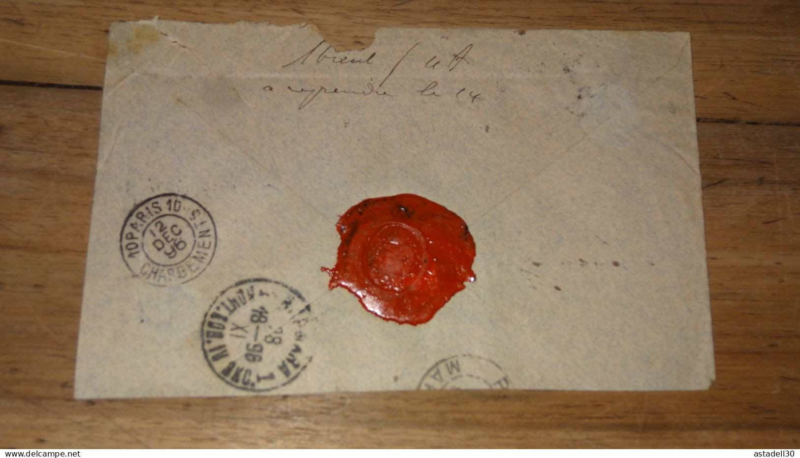 Enveloppe Recommandée De VARSOVIE - 1896  ......... Boite1 ...... 240424-134 - Storia Postale