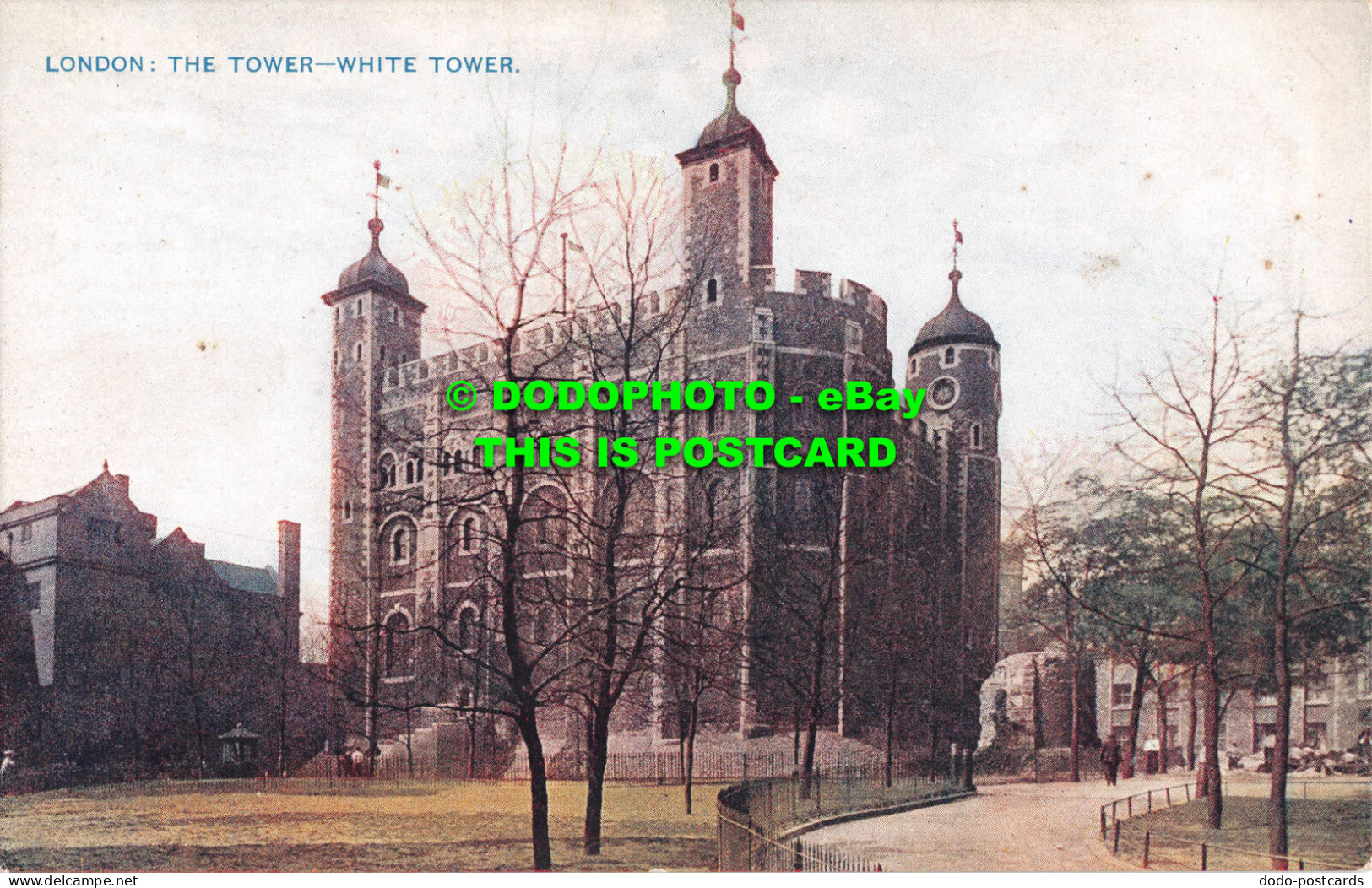 R549033 London. The Tower. White Tower. The Photochrom. Celesque Series - Andere & Zonder Classificatie