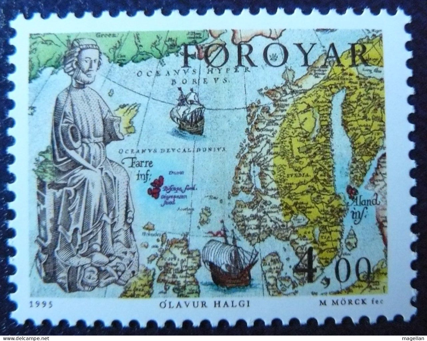 Aland Yv. 56 & Féroé Yv. 281 Neufs ** (MNH) - Bateaux - Voiliers - Barche