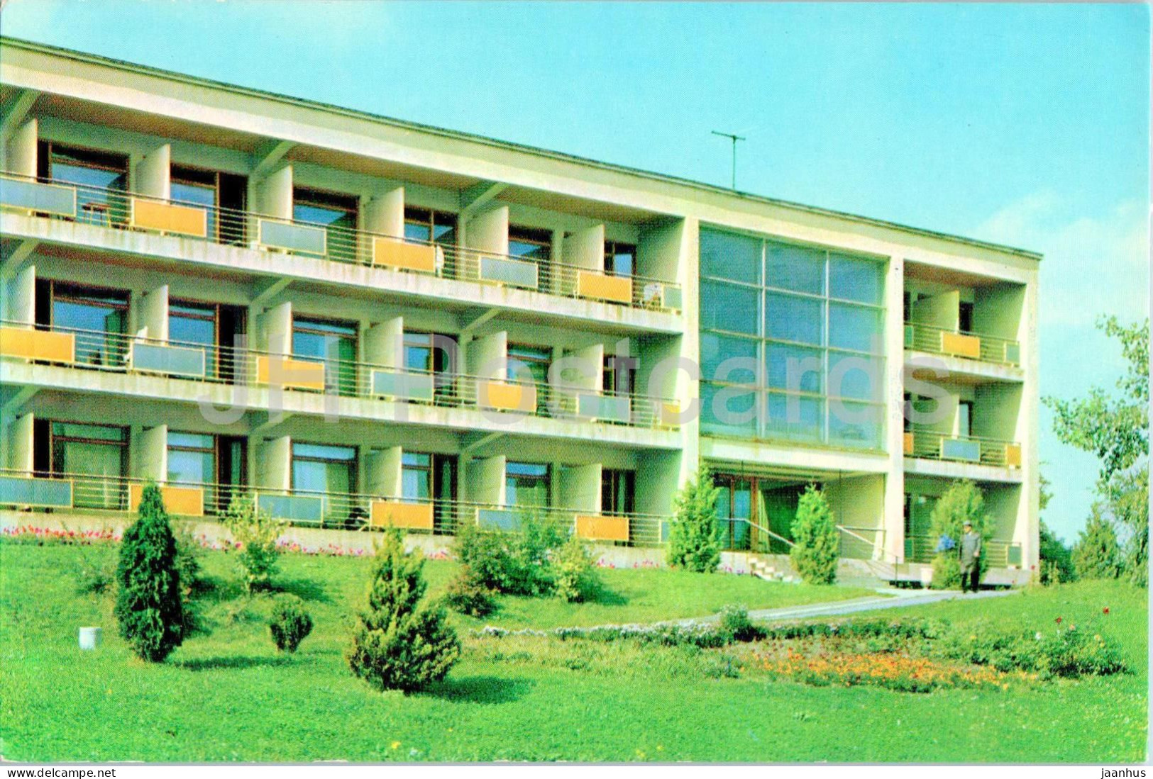 Truskavets - Sanatorium Khrustalnyi Dvorets Bedroom Building - 1970 - Ukraine USSR - Unused - Ukraine