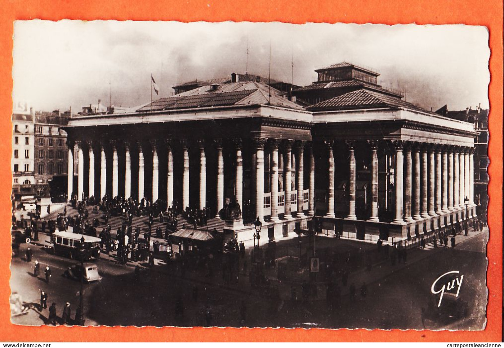 24130 /⭐ ◉  PARIS II Bourses Valeurs Mobilieres 1806-26 Palais BRONGNIART 1950 à Personnel BdF ◉ Photo-Bromure A LECONTE - District 02