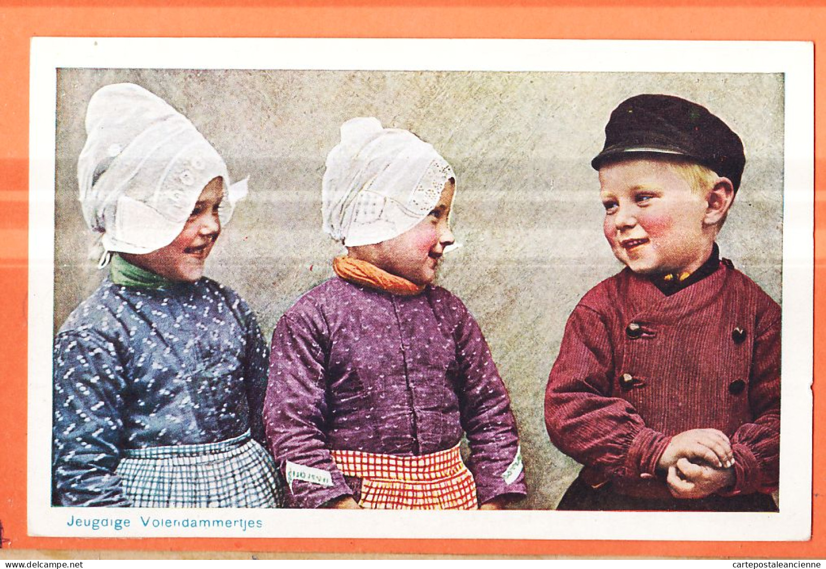 24479 /⭐ ◉  VOLENDAM Noord-Holland Jeugdige Volendammertjes Enfants 1910s Photochromie D.B.M 33 - Volendam