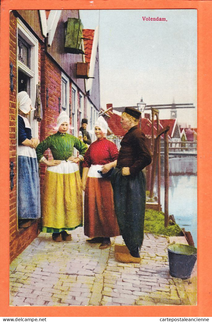 24478 /⭐ ◉  VOLENDAM Noord-Holland Overleg Tussen Buren In Traditionele Kleding 1910s Photochromie Serie 116 N° 2377 - Volendam