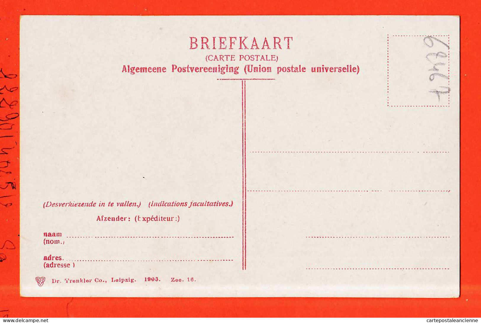 24464 /⭐ ◉  ZEELAND Walchersche Boerin 1903 Kunstchromo Dr TRENKEL Leipzig Zee 16 Netherlands Pays-Bas - Other & Unclassified