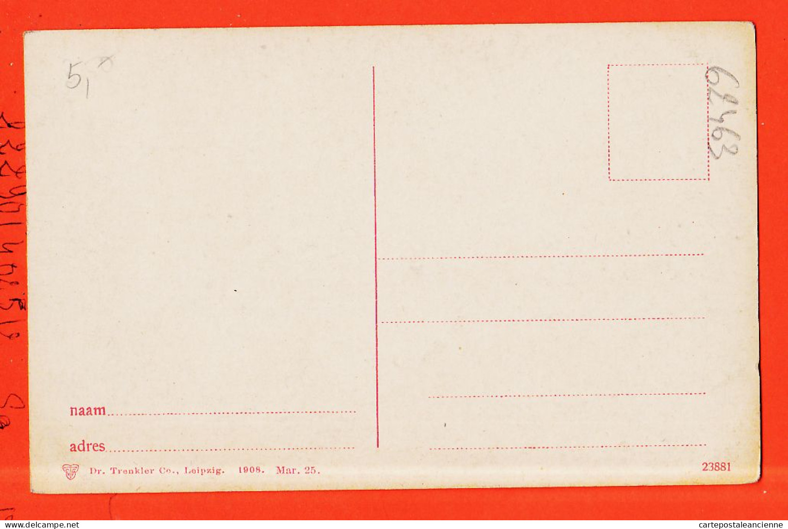 24460 /⭐ ◉  MARKEN Noord-Holland Costume Marker Meisje Costuum 1908 Kunstchromo Dr TRENKEL Leipzig Mar 25 - 23881 - Marken