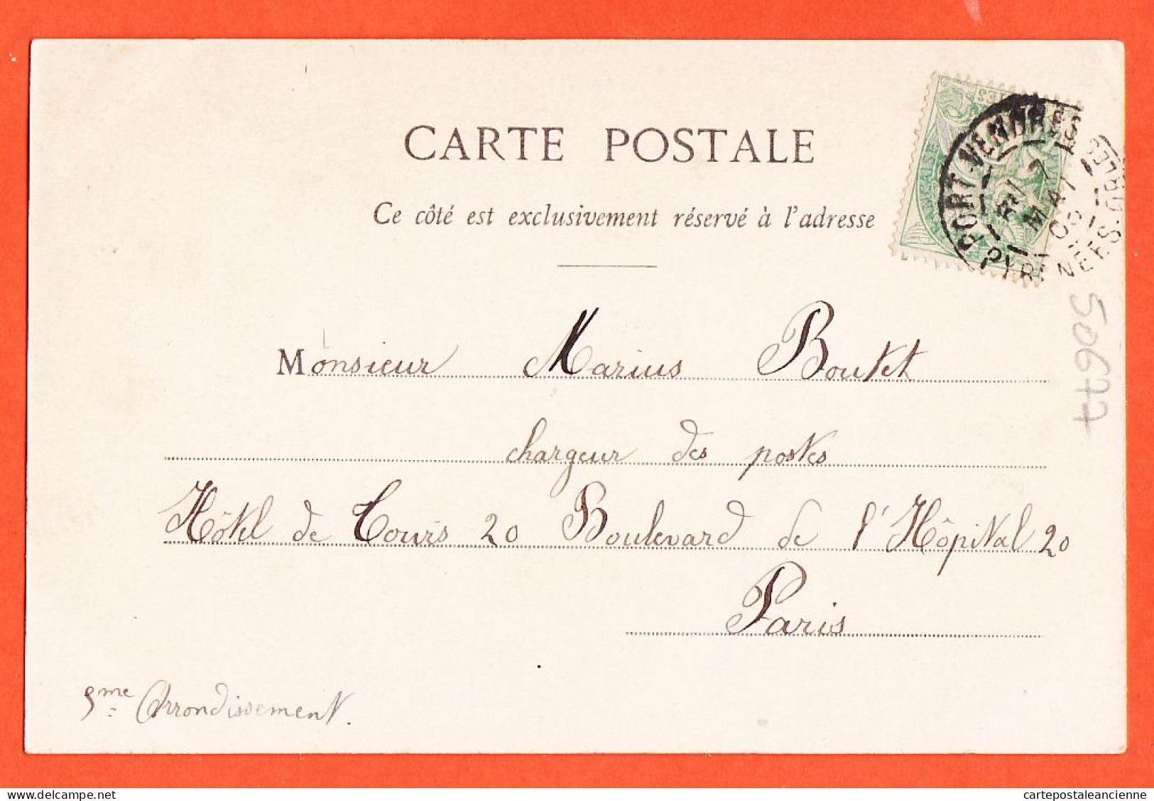 24302 /⭐ ◉  THALIE Muse Comédie Série PETITES DEESSES 1903 à Marius BOUTET Chargeur Des Postes Paris-BERGERET  - Bergeret