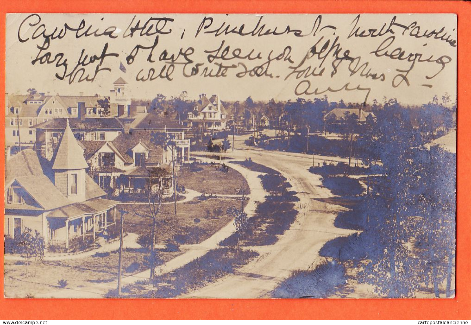 24044 / ⭐ ♥️ Carte-Photo PINEHURST CAROLINA HOTEL 1902 à Marie-Louise MILHAU Royal Victoria College Montreal - Andere & Zonder Classificatie