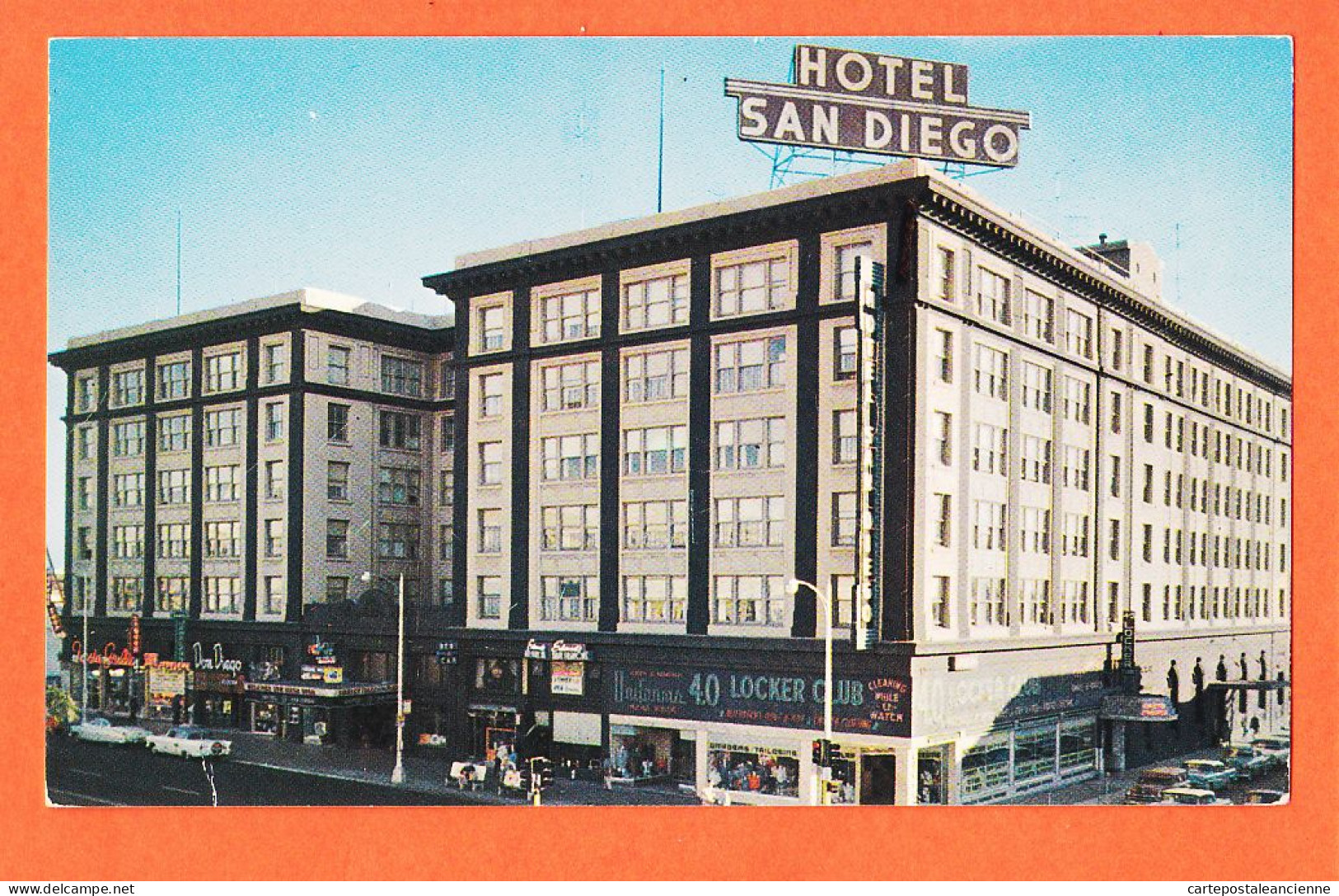 24025 / THE HOTEL SAN DIEGO California  Largest Finest Hotels On Broadway 1960s  - San Diego