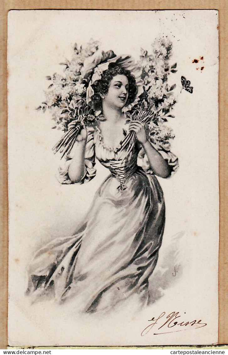 24374 /⭐ ◉  Carte Artisanale -voir Dos-Style Vienne MODE Femme 13-11-1905 De MISSE à GILLERON 57 Rue Esquermoise Lille - Antes 1900
