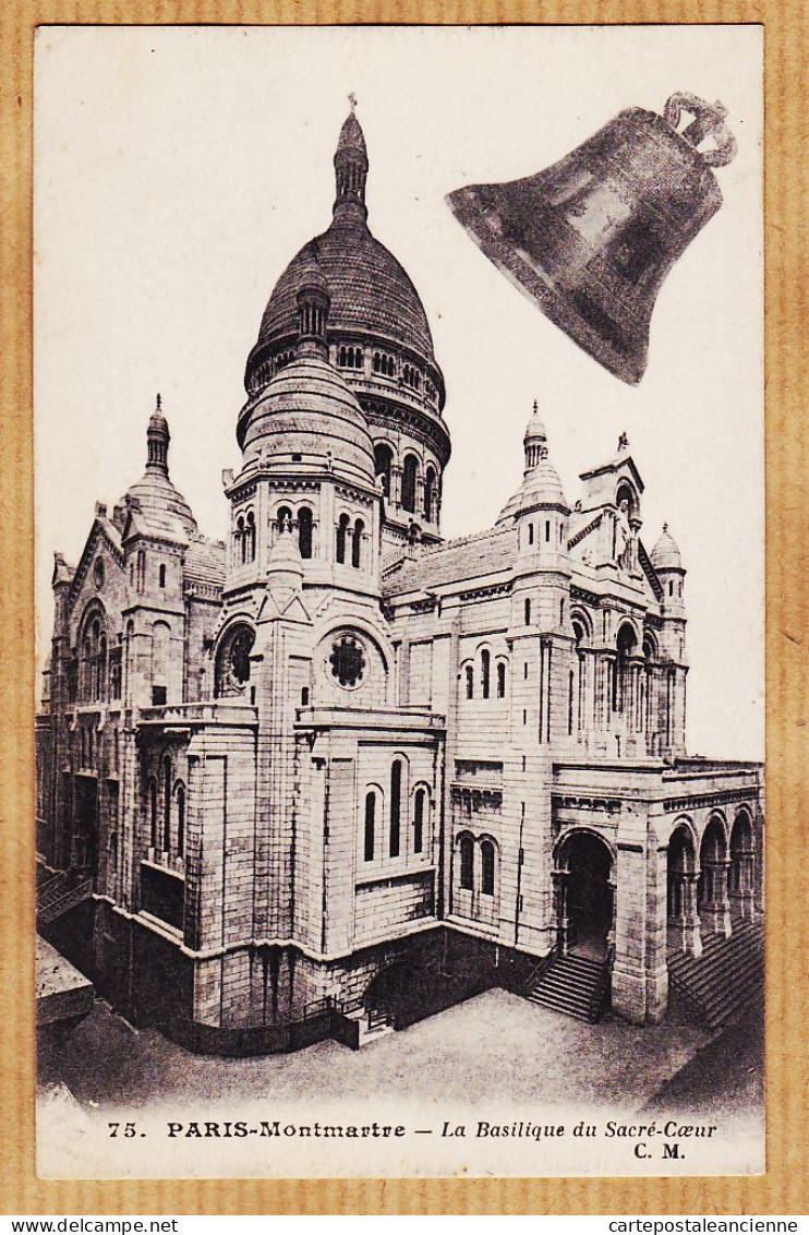 24271 /⭐ ◉  PARIS-MONTMARTE Basilique Du SACRE-COEUR 21-02-1918 à SEON 10e Régiment Artillerie Ile Du Frioul Marseille - Arrondissement: 18