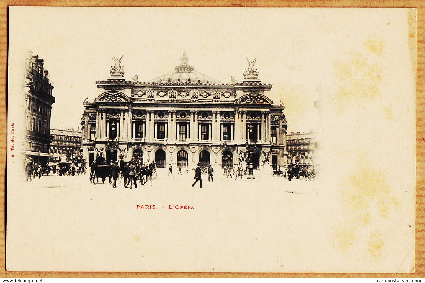 24228 /⭐ ◉  PARIS IX L'Opéra Charles GARNIER 1900s  Edition A. TARIDE - Distretto: 09