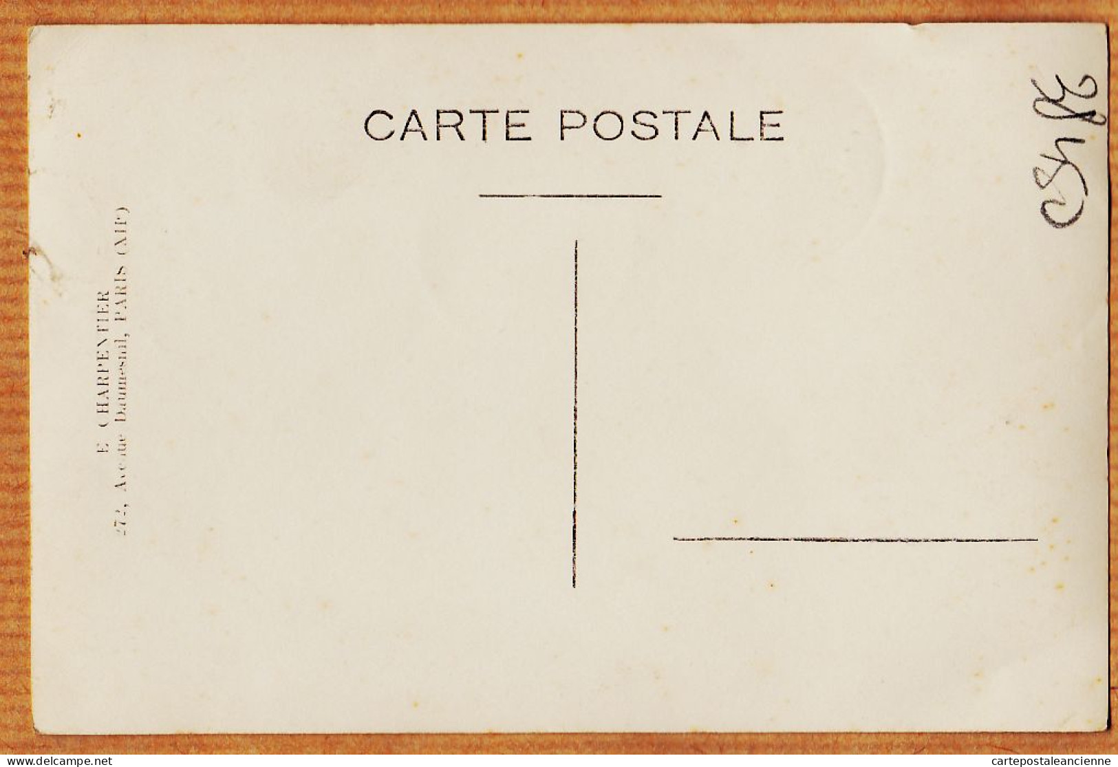 24242 /⭐ ◉  PARIS XII Carte-Photo CHARPENTIER 272 Avenue DAUMESNIL Couple En Pied 1930s - Arrondissement: 12