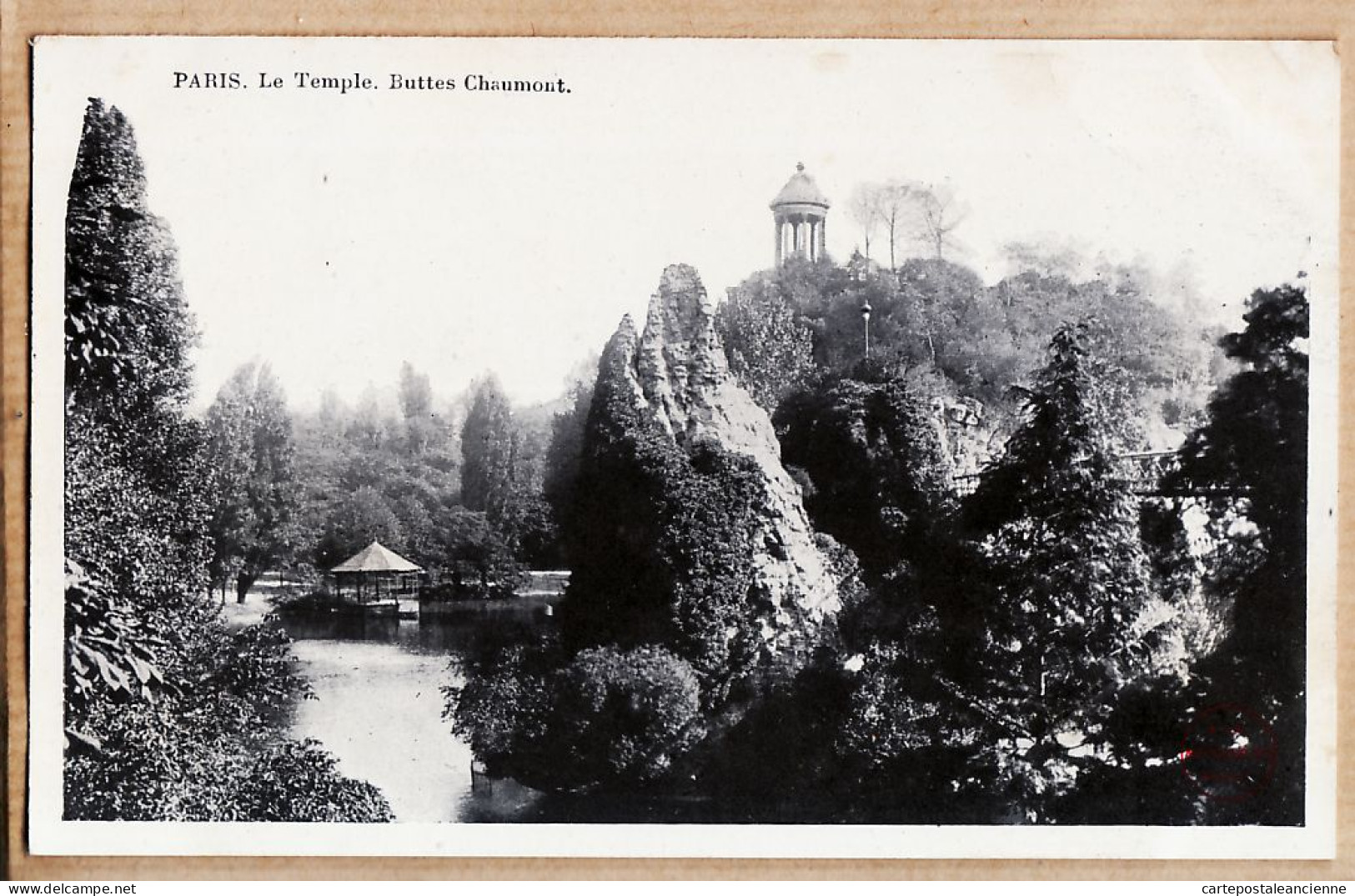 24278 /⭐ ◉  PARIS XIXe BUTTES CHAUMONT 1 Rue Botzaris Le TEMPLE Cliché 1900s Etat: PARFAIT - District 19