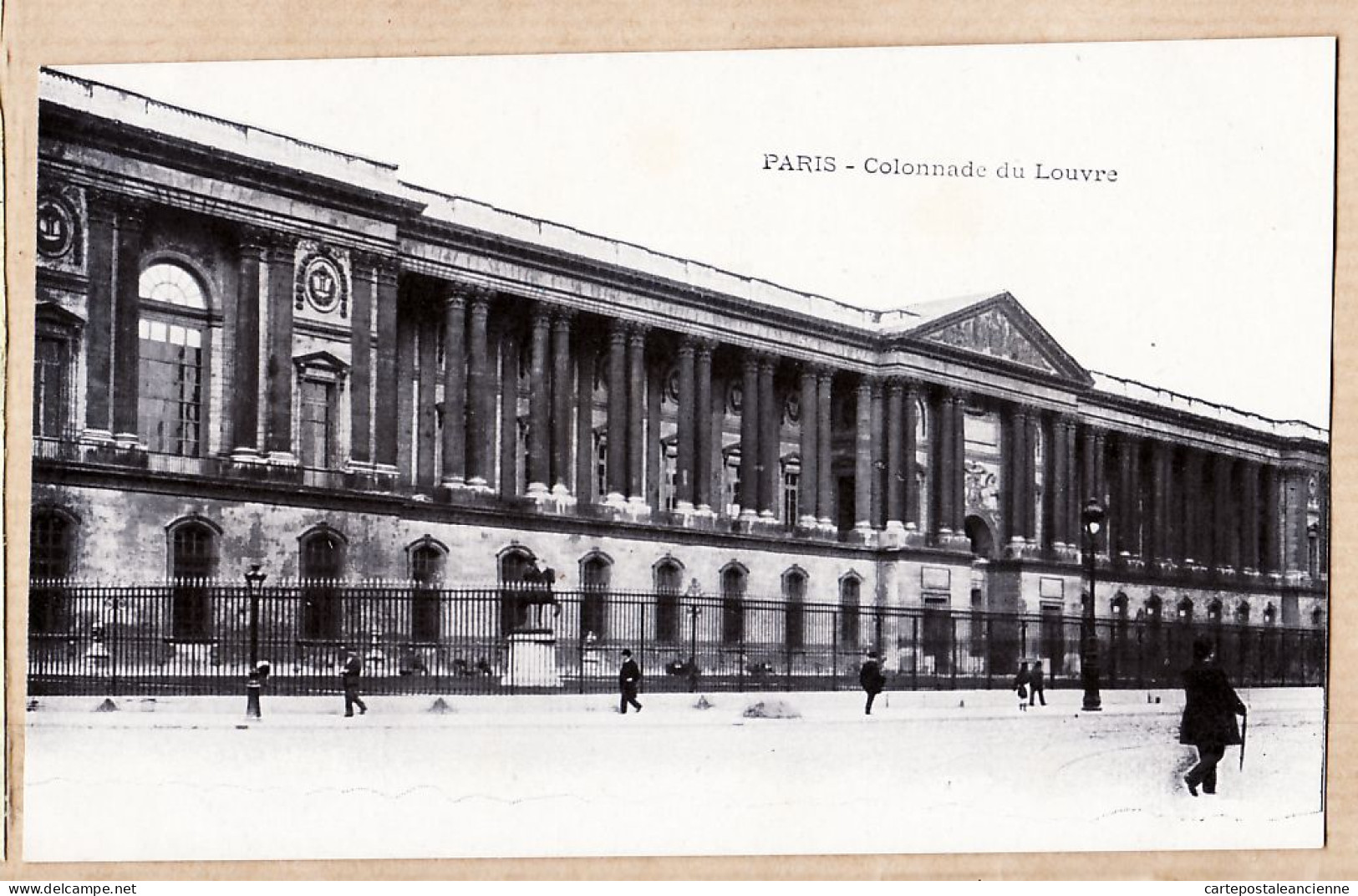 24122 /⭐ ◉  PARIS 1er Colonnade Du LOUVRE Cliché 1900s Etat: PARFAIT  - District 01