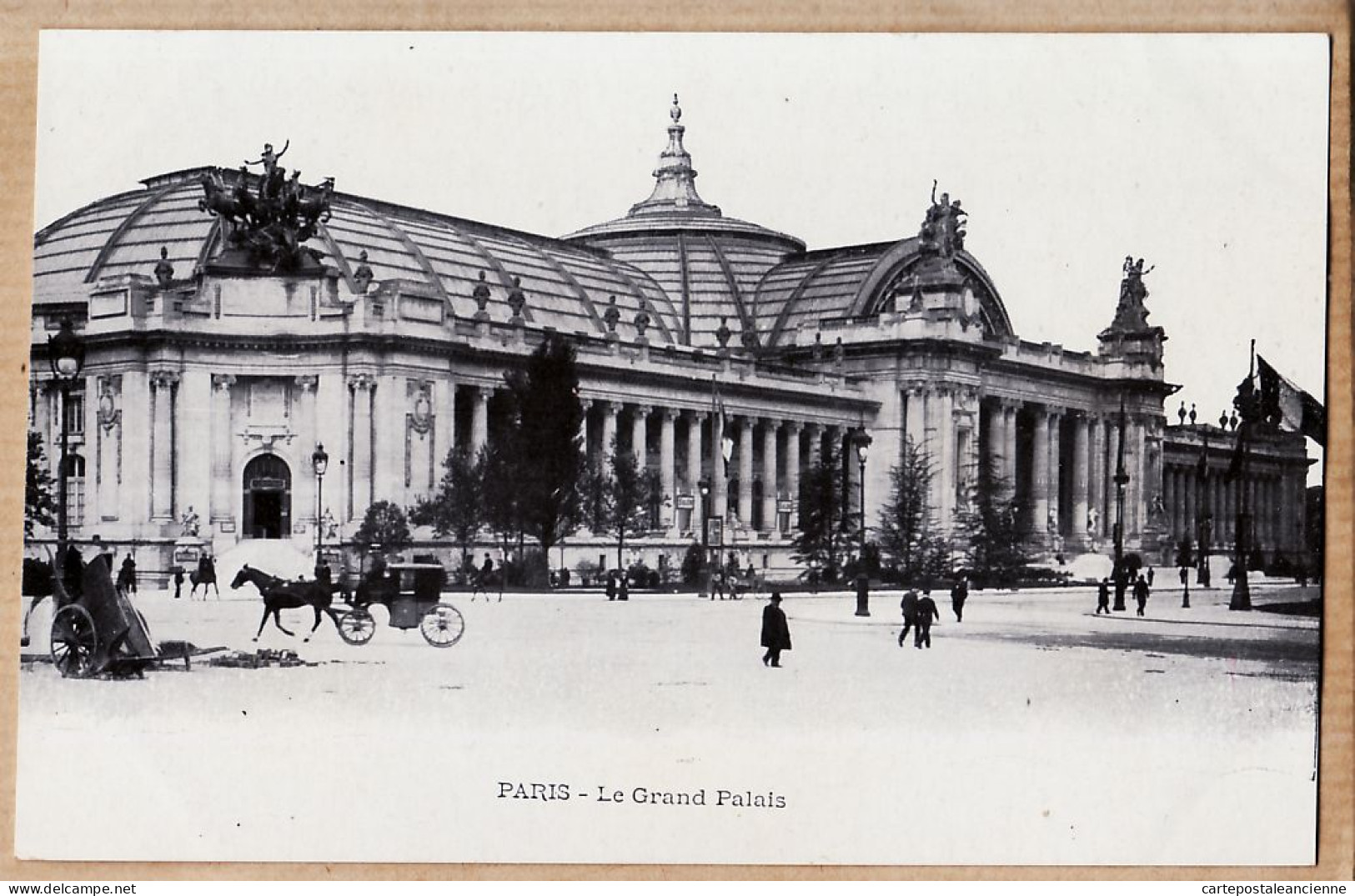 24215 /⭐ ◉  PARIS VIIIe 3 Avenue Du Général EISENHOWER Le GRAND-PALAIS Scène De Rue 1900s Etat: PARFAIT  - District 08