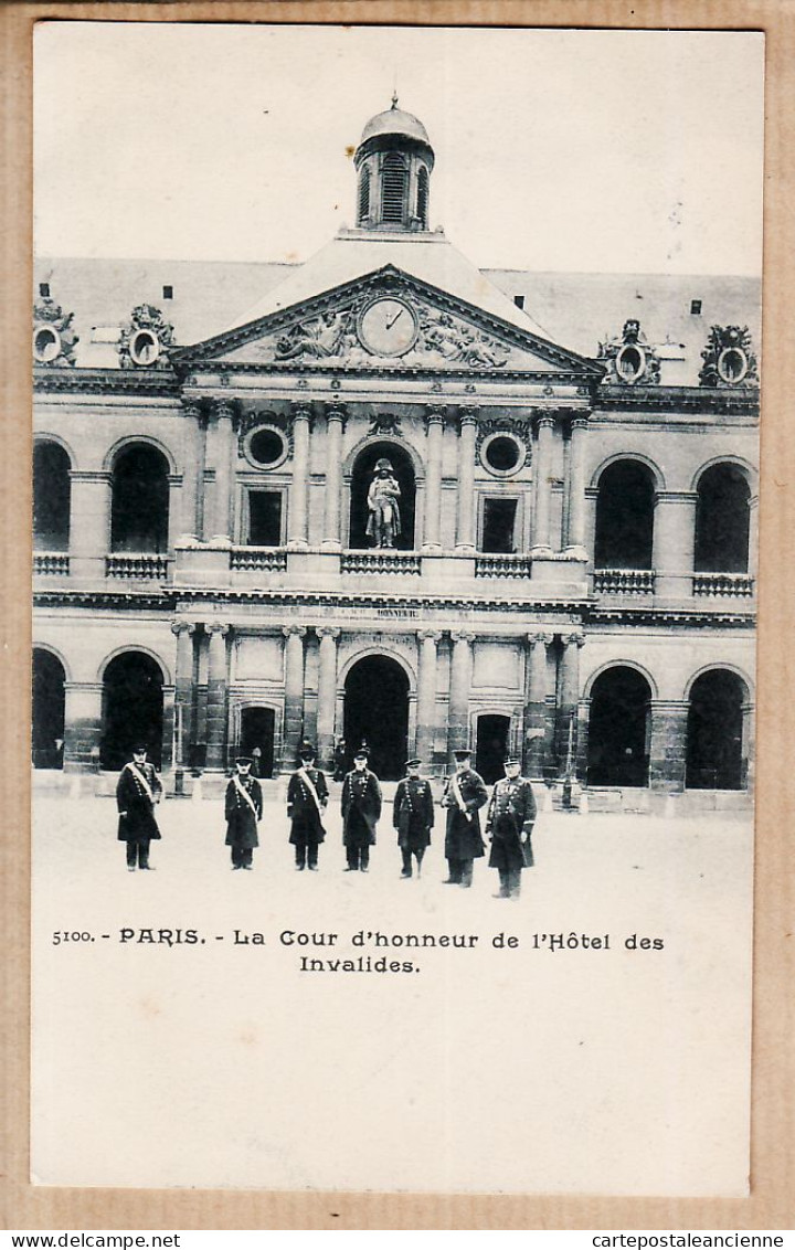 24176 /⭐ ◉  PARIS VIIe La Cour D'honneur De L'Hotel Des INVALIDES 1890s Etat PARFAIT - Distretto: 07