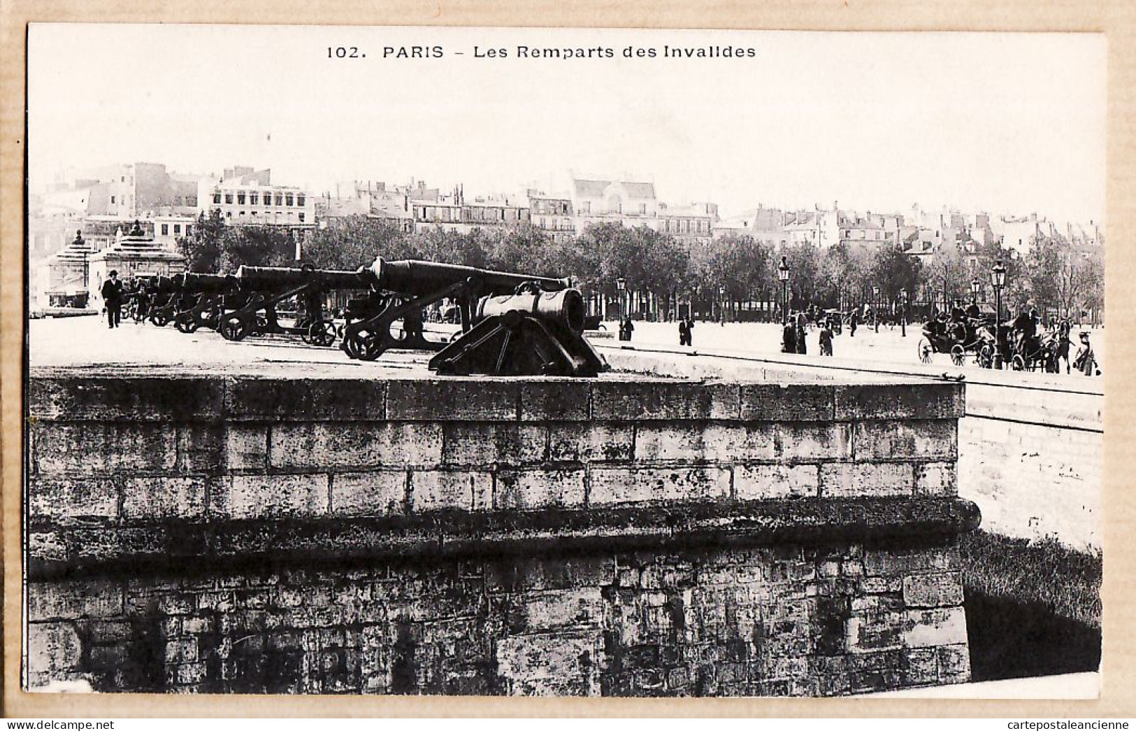 24183 /⭐ ◉  PARIS VIIe Les Remparts Des INVALIDES 1890s Etat PARFAIT N°102 - Distretto: 07