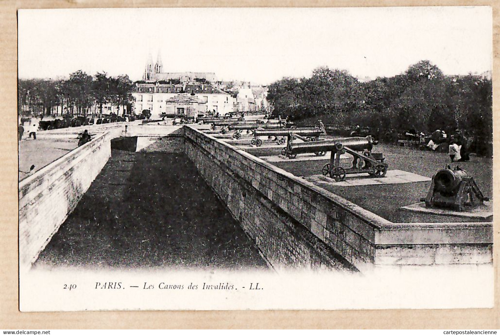 24177 /⭐ ◉  PARIS VIIe Les Canons Des INVALIDES Chapelle Du TOMBEAU 1890s LEVY 240 Etat PARFAIT - Paris (07)