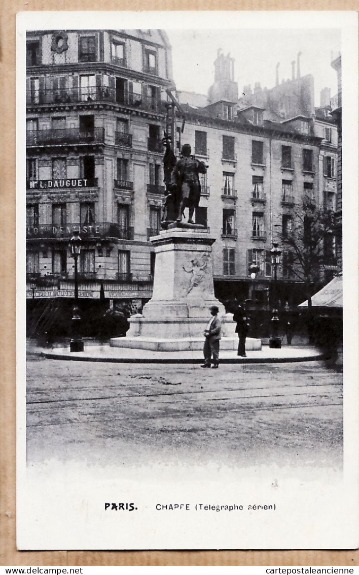 24171 /⭐ ◉  PARIS VII Claude CHAPPE Télégraphe Aérien Sulpture Bronze Par DAME Angle Rue Bac Bd St-Germain Etat:PARFAIT - Paris (07)
