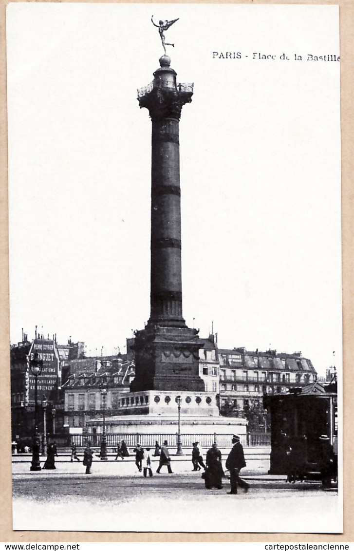 24237 /⭐ ◉  PARIS XI Place De La BASTILLE 1890s Etat PARFAIT - Paris (11)