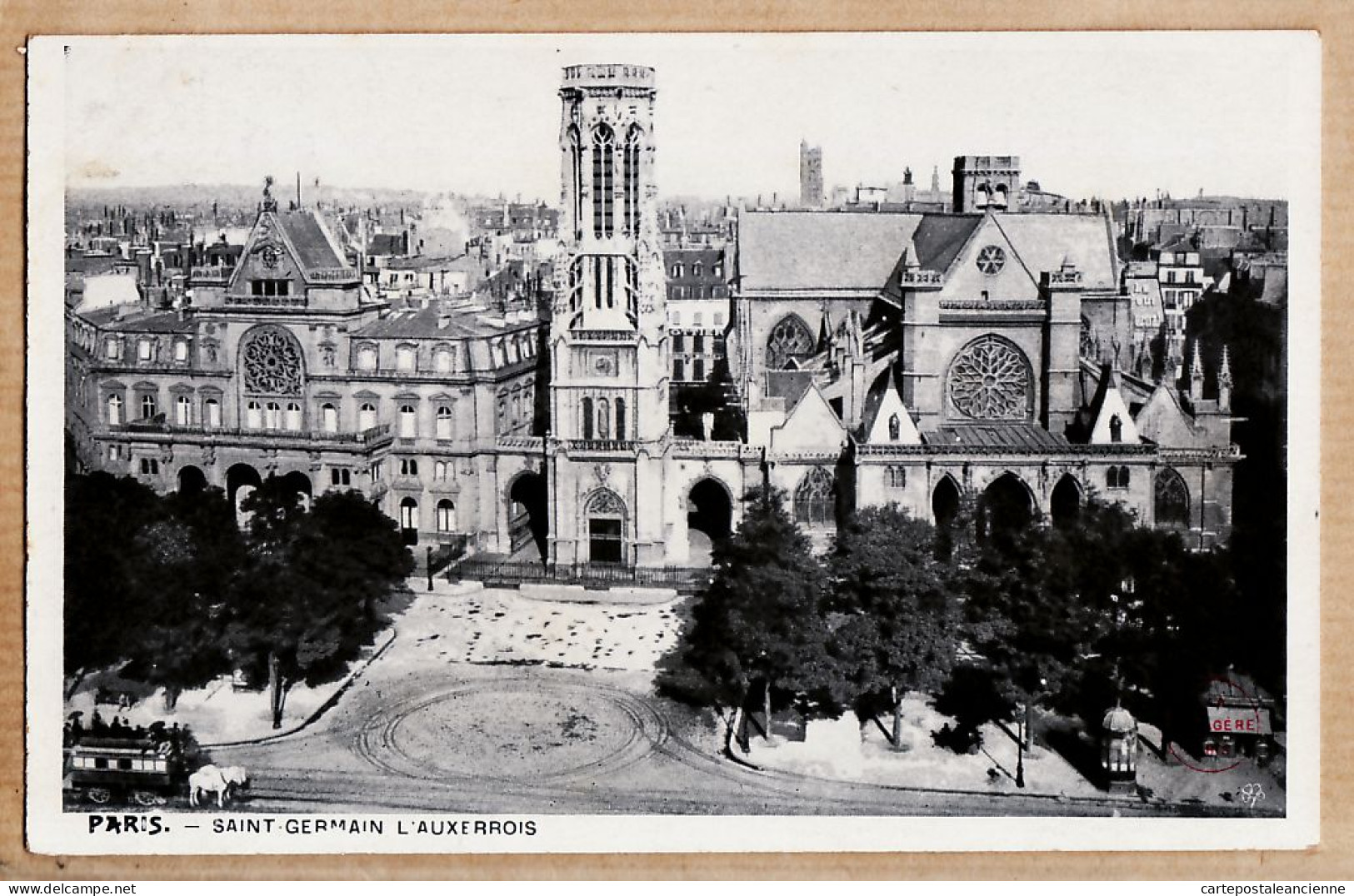 24100 /⭐ ◉  PARIS 1er Eglise SAINT-GERMAIN-L'AUXERROIS St  Cliché 1890s ( Aucune Auto )  -Etat PARFAIT - District 01