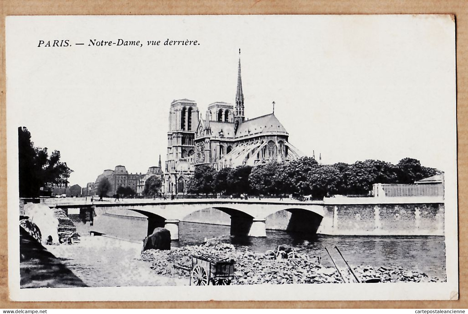 24047 /⭐ ◉  PARIS IV Eglise NOTRE-DAME N.D Vue Derrière 1900s Etat PARFAIT - Notre Dame De Paris