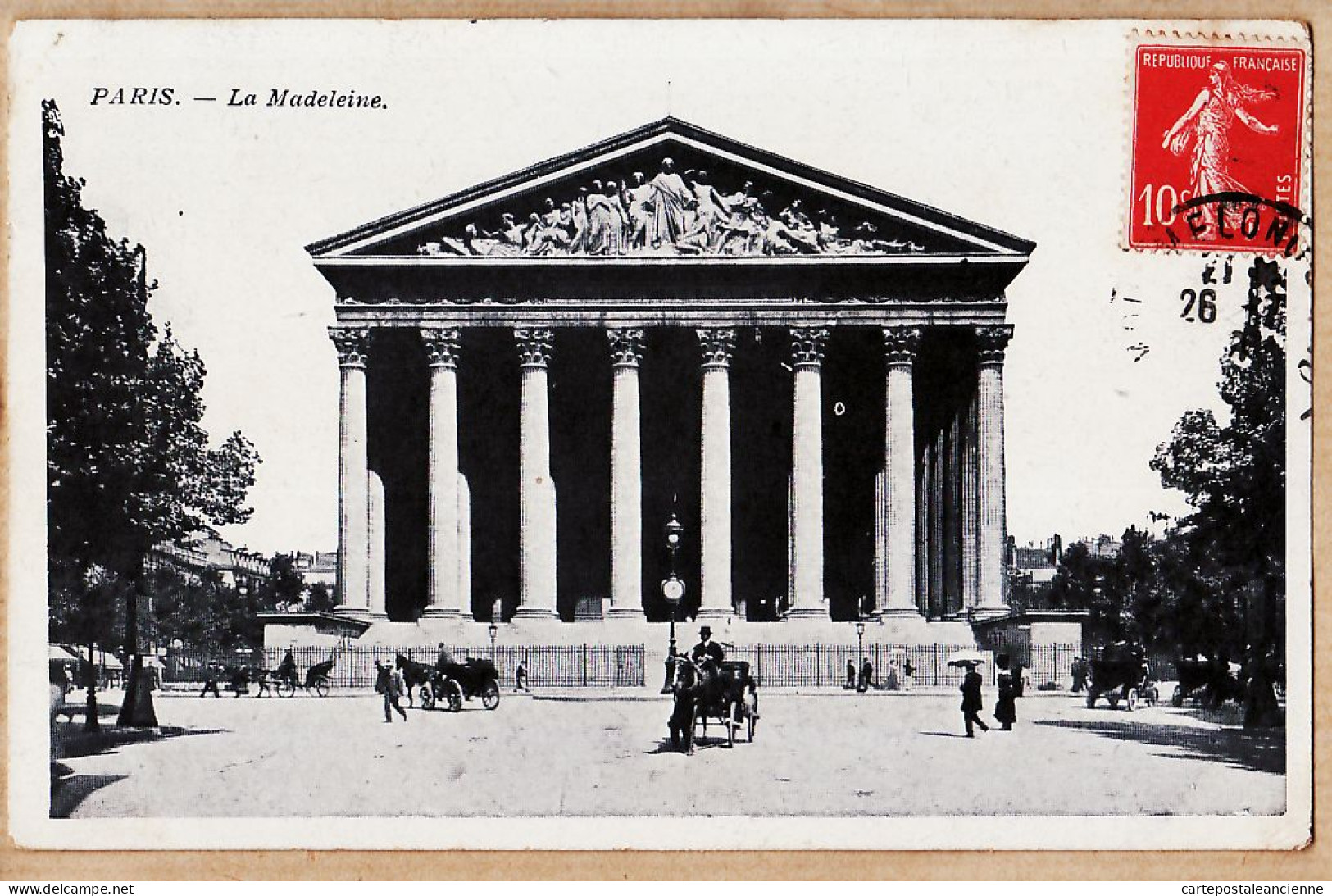 24196 /⭐ ◉  PARIS VIII La MADELEINE 27-07-1908 à GINESTOUS Officier Génie Retraite Belley - Distretto: 08