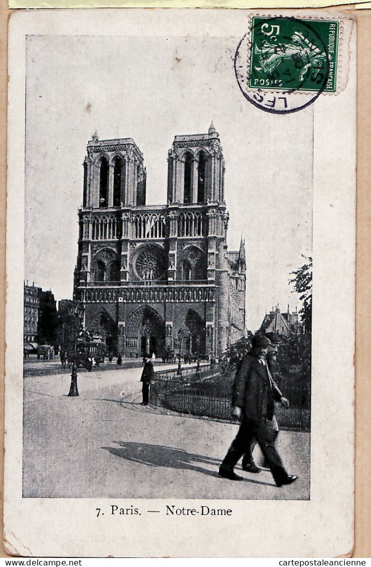 24138 /⭐ ◉  PARIS IVe Cathedrale NOTRE-DAME 1908 Francine CONAN 5 Cité Phalsbourg Paris-Collection Petit Parisien 7 - Paris (04)