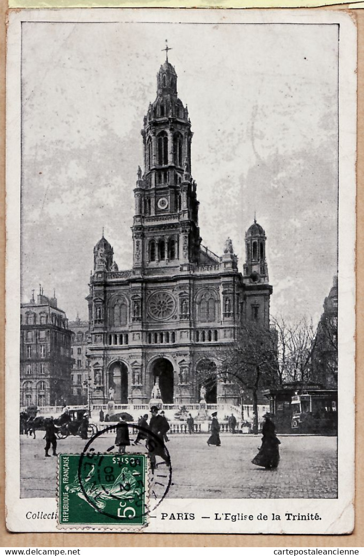24221 /⭐ ◉  PARIS IXe Eglise LA TRINITE 14-02-1908 à Francine CONAN 5 Cité De Phalsbourg Paris- Collection Petit Journal - Paris (09)