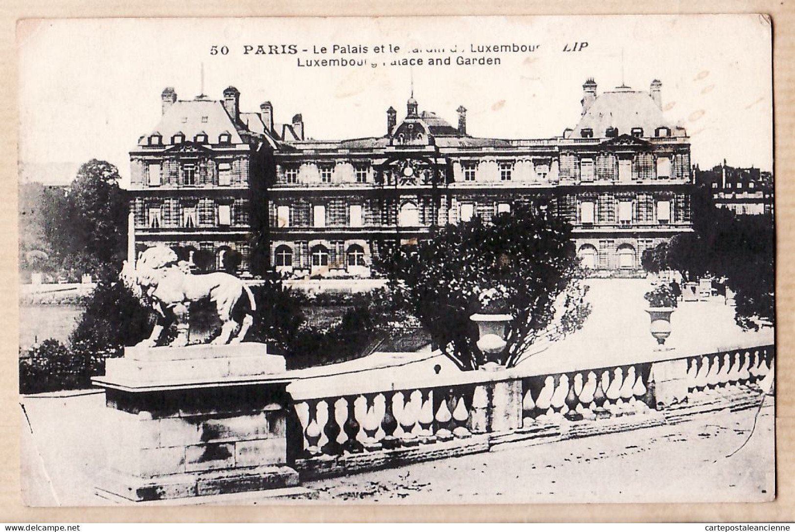 24154 /⭐ ◉  PARIS VIe Palais Et Grand Jardin De LUXEMBOURG à PERMESSE 39 Avenue De Villers Champigny Seine - Paris (06)