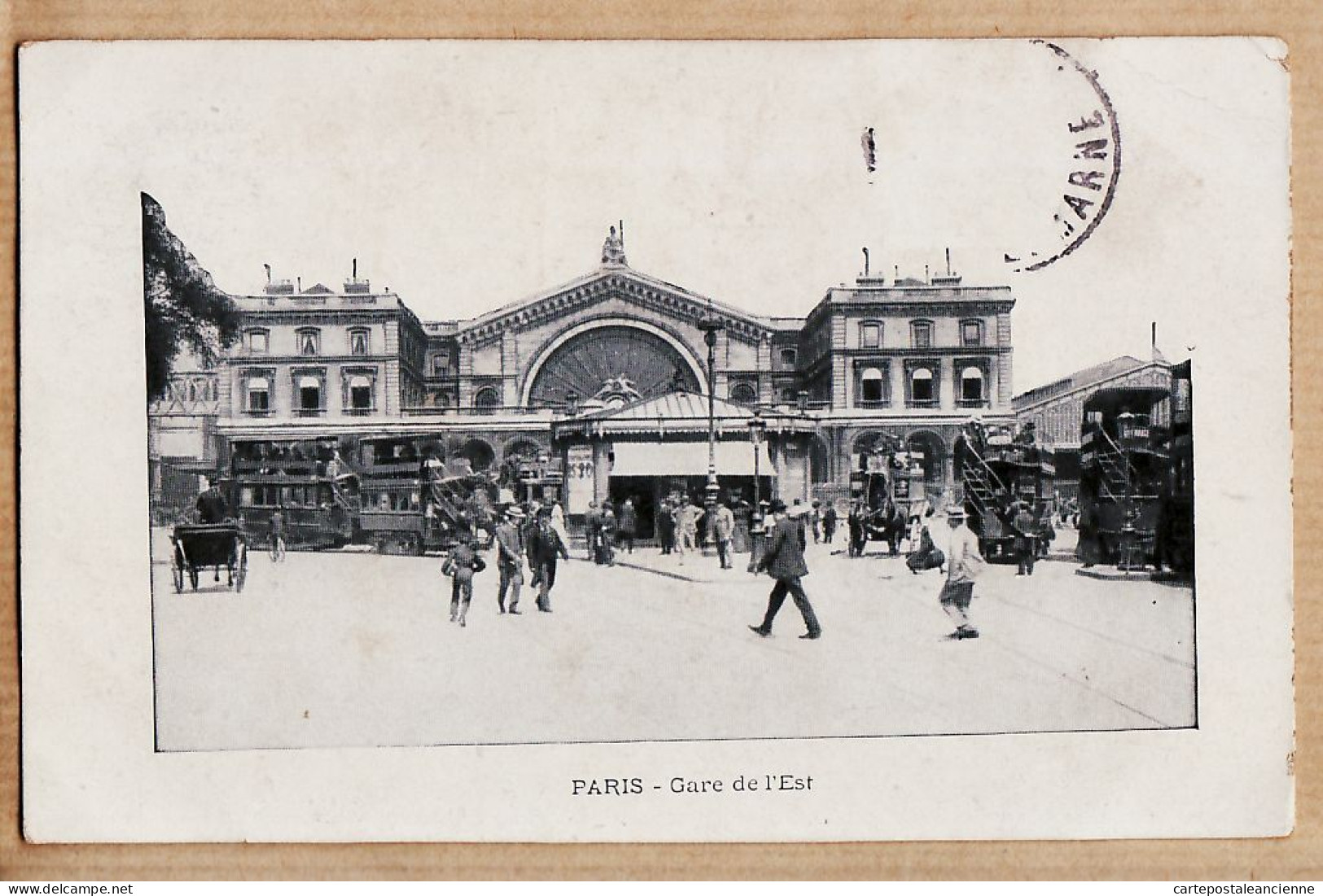 24066 /⭐ ◉  PARIS Gare De L'EST 1900s à Paul CHAUFFOUR 49 Grande Rue Champigny Seine - Pariser Métro, Bahnhöfe