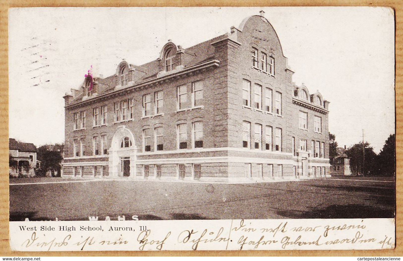 24005 / AURORA III West Side High School 1907 à JOSSE Boulevard Magenta Fontainebleau / PEARSON-ULLBERG - Aurora (Ilinois)