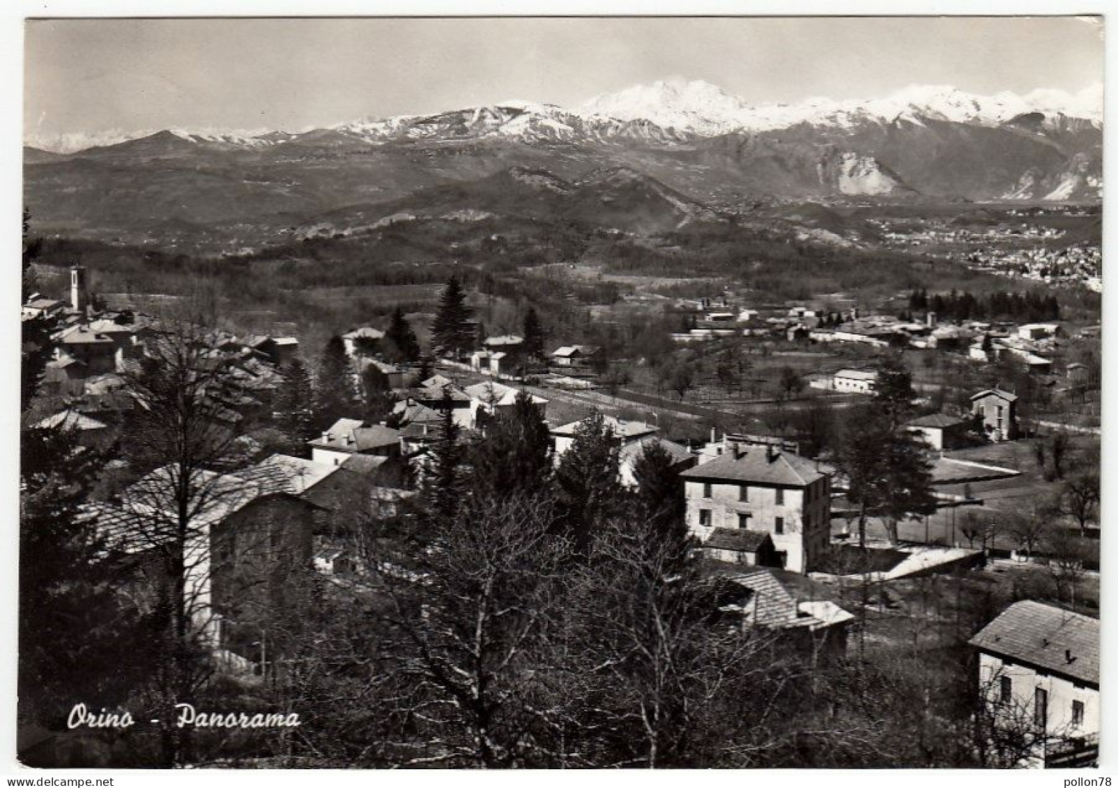 ORINO - VALCUVIA - PANORAMA - VARESE - 1963 - Varese