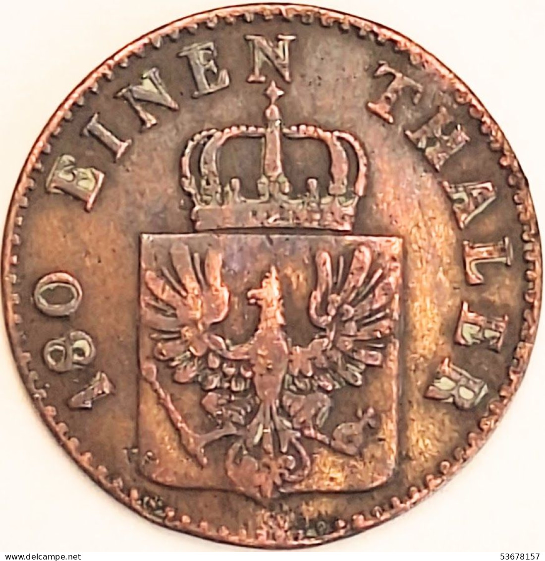 German States, Prussia - 2 Pfennig 1852 A, KM# 452 (#4416) - Sonstige – Europa