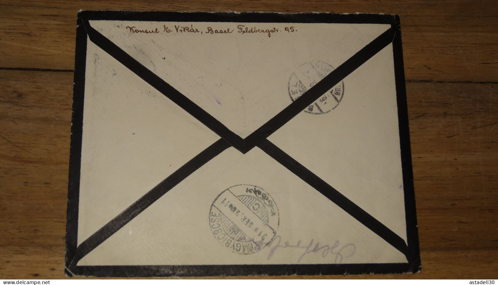 Enveloppe, SUISSE, Basel, Recommandée - 1919  ......... Boite1 ...... 240424-139 - Briefe U. Dokumente
