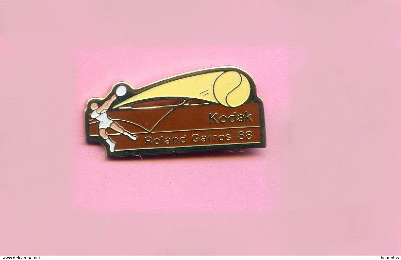 Rare Pins Tennis Roland Garros 1988 Kodak Fr216 - Tenis