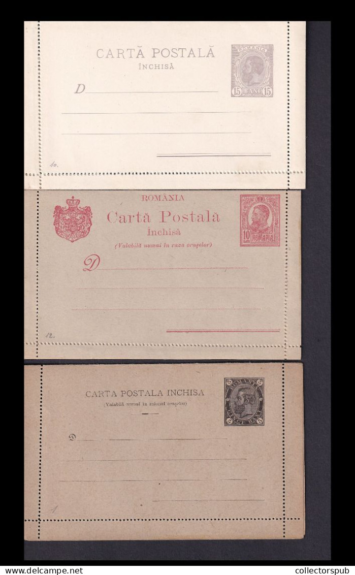 ROMANIA Unused Stationery 5 Pieces - Postwaardestukken