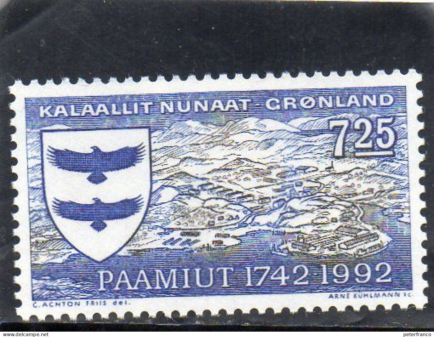 1992 Groenlandia - 250 Anni Paamiut - Ongebruikt
