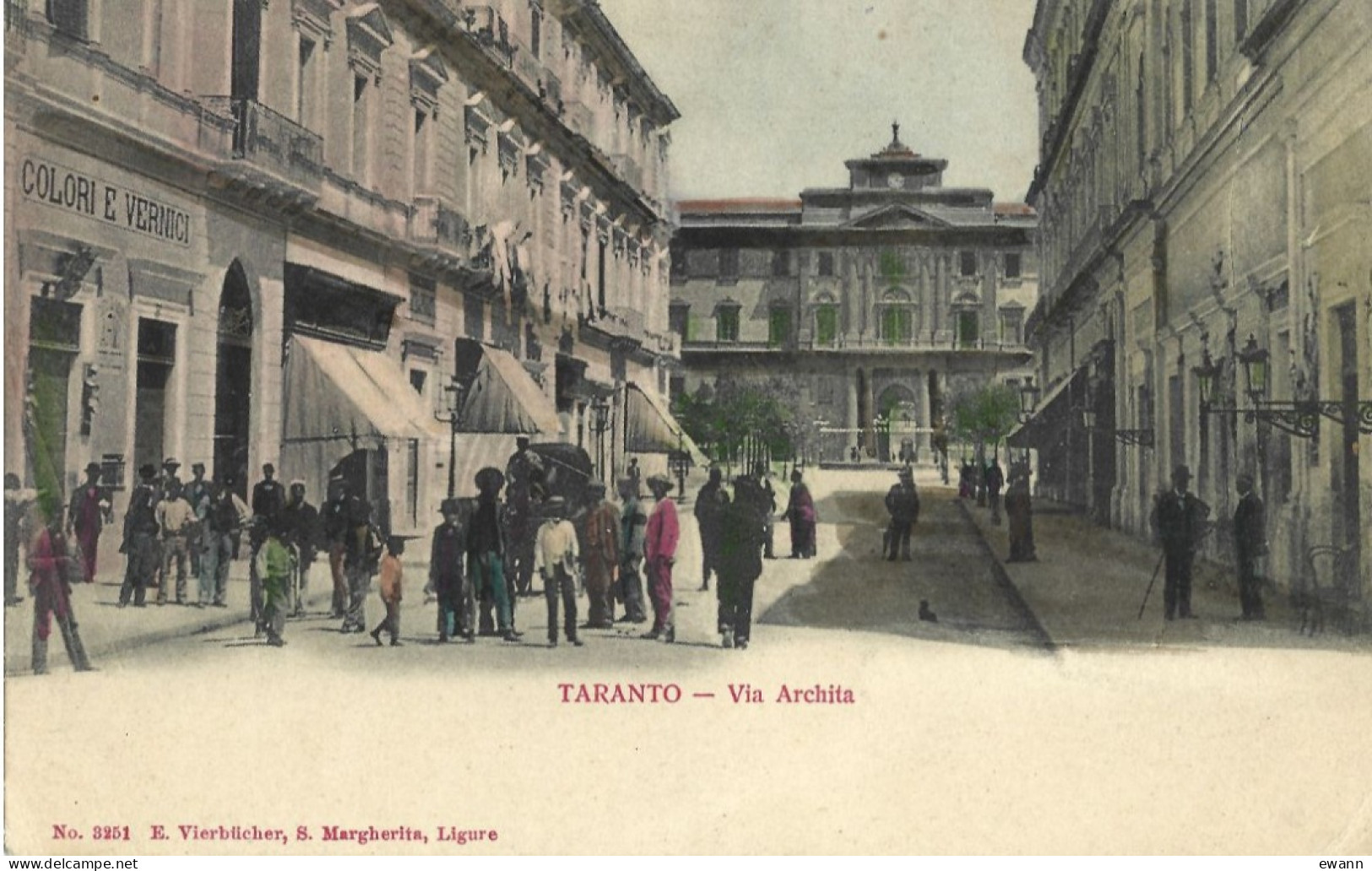 Italie - CPA - Taranto - Via Archita - Taranto