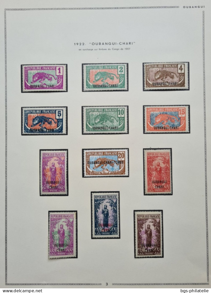 Collection De Timbres OUBANGUI,  Neufs *. - Colecciones (sin álbumes)