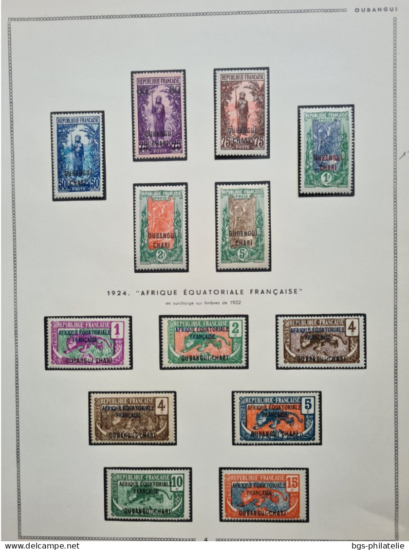 Collection De Timbres OUBANGUI,  Neufs *. - Collections (sans Albums)