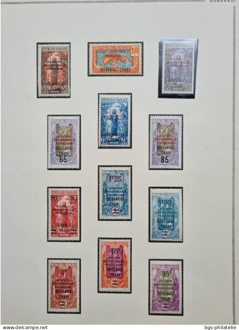 Collection de timbres OUBANGUI,  Neufs *.
