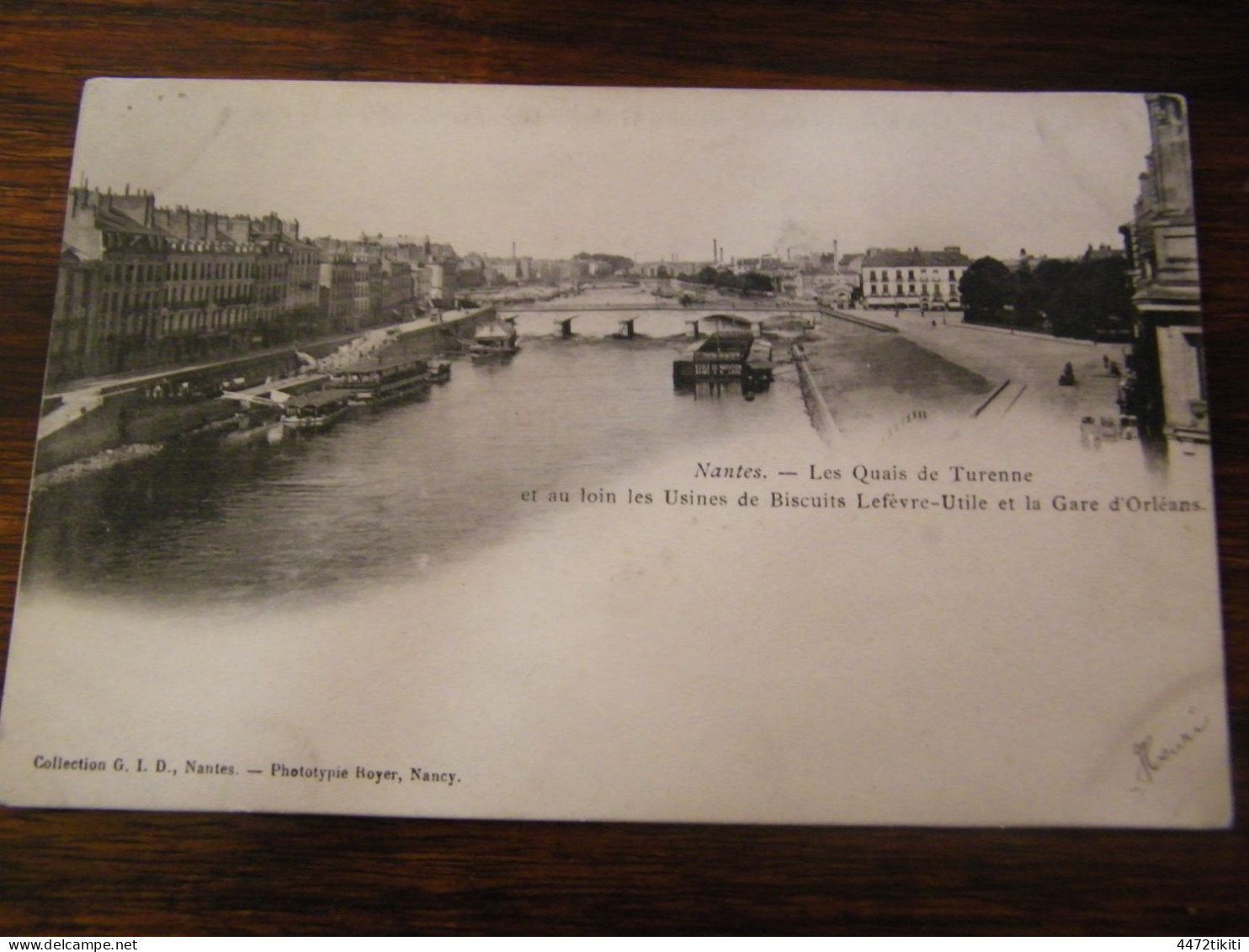 CPA - Nantes (44) - Les Quais De Turenne - Usines Biscuits Lefèvre Utile L.U. - Gare D'Orléans - 1902 - SUP (HV 24) - Nantes